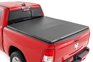 Ram 1500 Soft Tri-Fold Bed Cover - Rough Country - Tri-Fold Vinyl - '19-'23